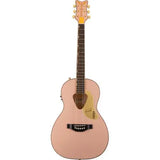 Gretsch G5021E Rancher Penguin Parlor Acoustic Electric Guitar, Shell Pink 2714014556