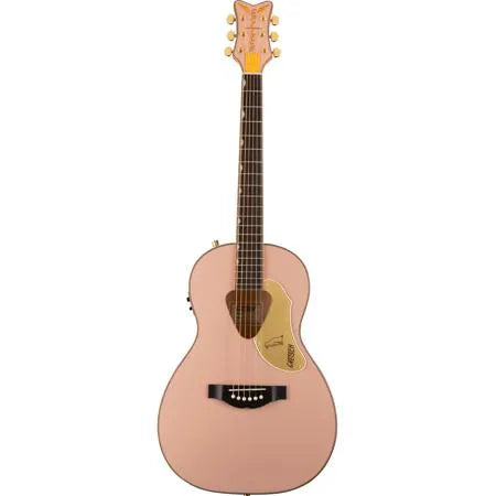 Gretsch G5021E Rancher Penguin Parlor Acoustic Electric Guitar, Shell Pink 2714014556