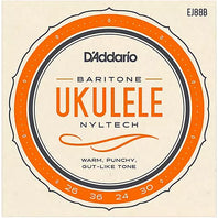 D'Addario EJ88B Nyltech Natural Nylon Ukulele Strings - Baritone