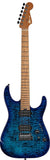Charvel Pro-Mod DK24 HH 2PT CM Electric Guitar, with Maple Fingerboard Quilt Chlorine Burst 2969411534 (FREE SHIPPING)