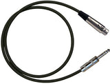 Rapco Horizon BLC-3FS | 799384034205 | XLR Female to 1/4" TRS | 3 ft