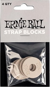 Ernie Ball Strap Blocks Gray 4 pack P05625