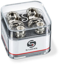 Schaller 445 Strap Locks, Pair, Nickel