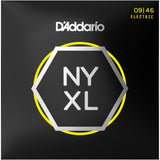 D'Addario NYXL0946 Nickel Wound Electric Guitar Strings, Super Light Top  Regular Bottom, 9-46