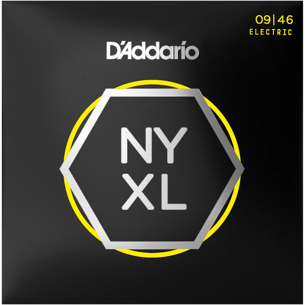 D'Addario NYXL0946 Nickel Wound Electric Guitar Strings, Super Light Top  Regular Bottom, 9-46