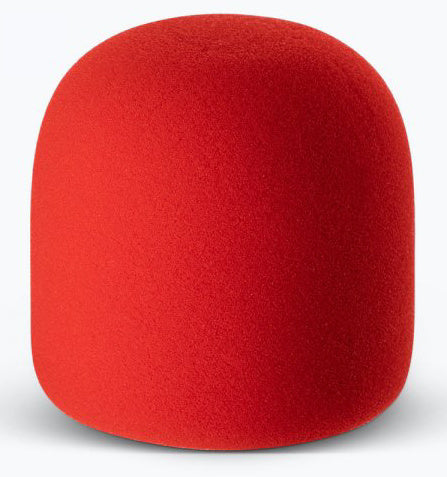On-Stage ASWS58-R Foam Windscreen for Handheld Microphones (Red).