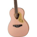 Gretsch G5021E Rancher Penguin Parlor Acoustic Electric Guitar, Shell Pink 2714014556