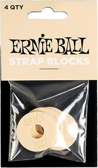 Ernie Ball Strap Blocks Cream 4 pack P05624