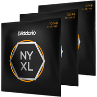 D'Addario NYXL1046-3P Nickel Wound Electric Guitar Strings, Regular Light 10-46, 3 Sets