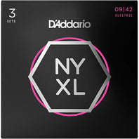 D'Addario NYXL0942 Super-Light 3-Pack Electric Guitar Strings