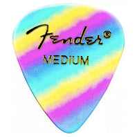 Fender 351 Medium 12-Pack Picks - Celluloid Rainbow 1980351102