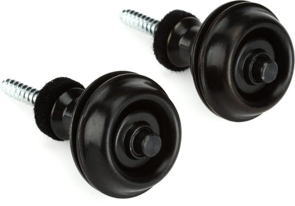 Dunlop Straplok Dual Design Strap Retainer System - Black SLS1033BK