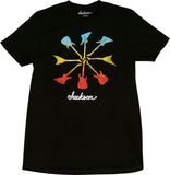 Jackson Guitar Shapes Tee Shirt BLK MED 2999435506