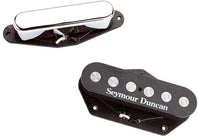 Seymour Duncan QUARTER POUND PICKUP FOR TELE SET BLACK AND CHROME Black & Chrome  11208-14