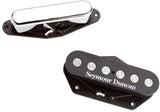 Seymour Duncan QUARTER POUND PICKUP FOR TELE SET BLACK AND CHROME Black & Chrome  11208-14