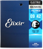 Elixir Strings 12000 Polyweb Electric Guitar Strings  .009-.042 Super Light