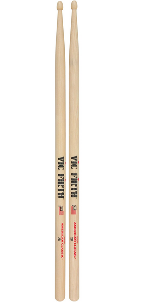 Vic Firth American Classic Drumsticks  2B - Wood Tip