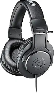 Audio-Technica ATH-M20x Closed-back Monitoring Headphones -ATH-M20X