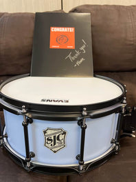 SJC Wicked Snare 6x14 color:Fog Machine Tube Lug flat black