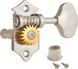 GOLDEN GATE 3 + 3 Acoustic Guitar Tuning Key (F-2330), Nickel set of 6