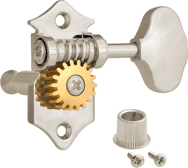 GOLDEN GATE 3 + 3 Acoustic Guitar Tuning Key (F-2330), Nickel set of 6